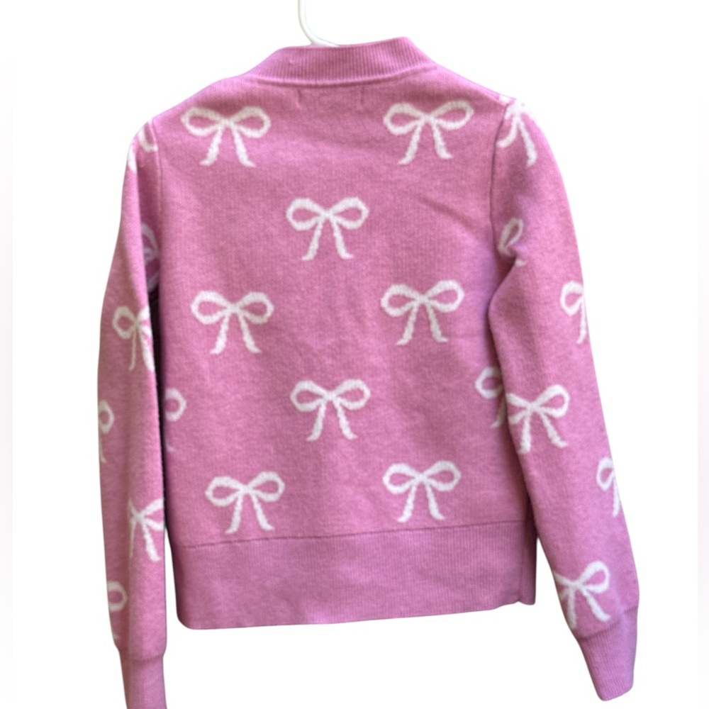 Nik & Leksi Pink Bow Cardigan – Size XS (5/6) - Picture 4 of 5